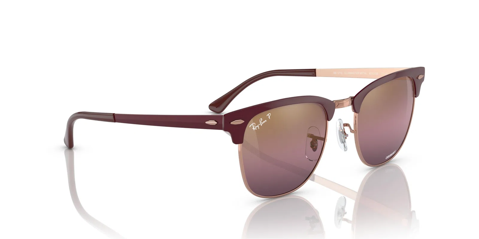 Ray-Ban Clubmaster Metal 3716 Sunglasses - view 161